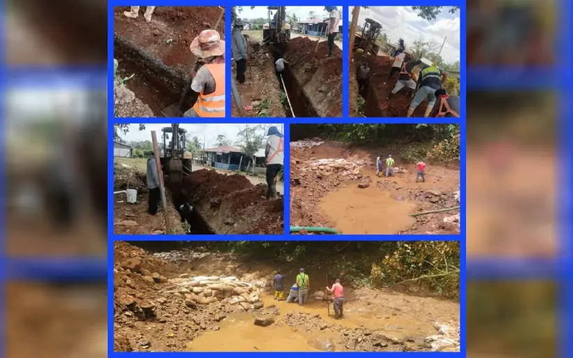 Water in La Esperanza, Nueva Guinea