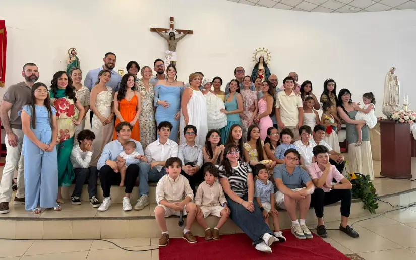 Baptism of Yamila Luciana Alí Daana Ortega: We are profoundly grateful for so much blessing
