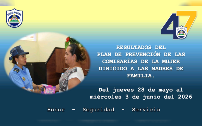 Comisarías de la Mujer realizan casi 20.000 visitas a madres de familia en Nicaragua