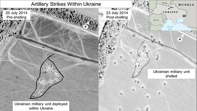 Rusia: Fotos de EE.UU. de supuestos ataques rusos contra Ucrania son falsas