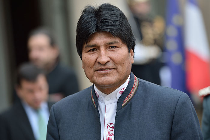 Evo Morales Presidente del Estado Plurinacional de Bolivia en el Acto de Conmemoración del Natalicio del Comandante Hugo Chávez