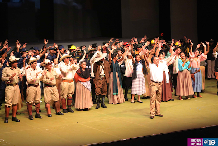 Ejército de Nicaragua presenta “Patria y Libertad” en el Teatro Nacional Rubén Darío