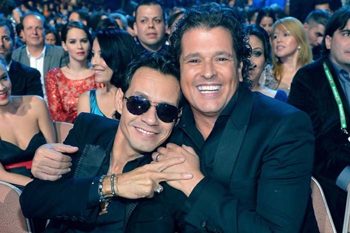 Carlos Vives y Marc Anthony dominan la lista Tropical Songs de Billboard