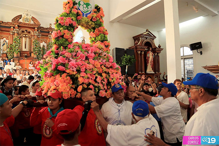 Santo Domingo de Guzmán inicia peregrinación de 10 días en Managua