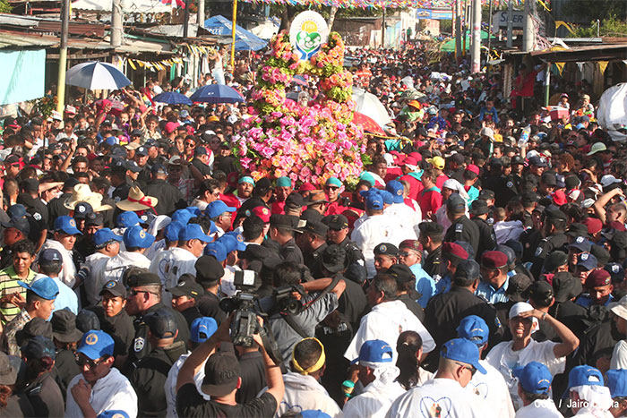 Minguito llega a Managua con mucho orden