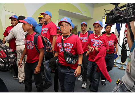 Llega a Nicaragua selección de béisbol infantil de Puerto Rico