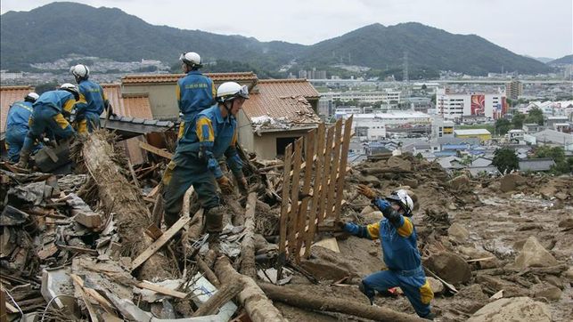 Se mantiene número de fallecidos en Japón a causa de las lluvias
