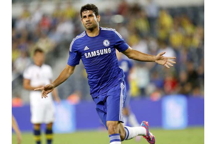 El Chelsea gana 2-0 al Leicester con un gol de Costa y confirma su liderato