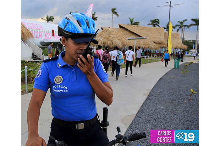 Policía Turística garantiza bienestar a las familias nicaragüenses