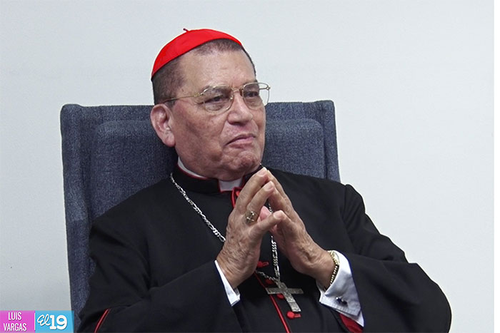 Cardenal Miguel Obando brinda mensaje por celebración de las Fiestas Patrias