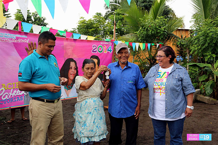 54 Familias multiétnicas de San Juan de Nicaragua reciben una vivienda digna del Gobierno Sandinista