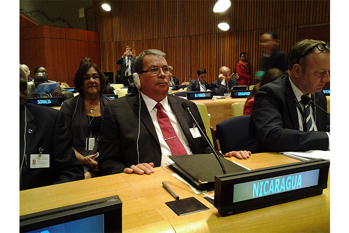 Nicaragua ratifica compromiso con el medio ambiente en Cumbre ONU