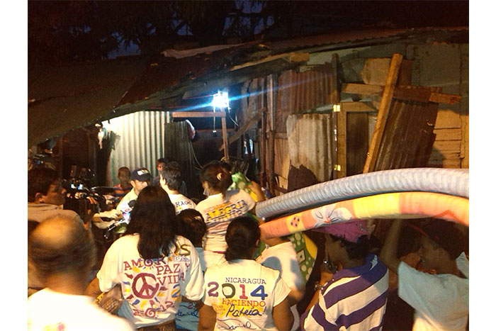 Alcaldía de Managua recorre puntos afectados por aguacero y da acompañamiento a familias