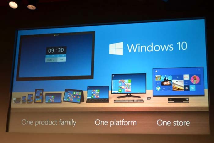Teléfonos, tablets y PC recibirán la misma versión de Windows 10