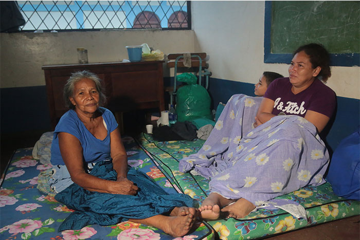 Familias albergadas en Moyogalpa y Altagracia reciben atención del Gobierno