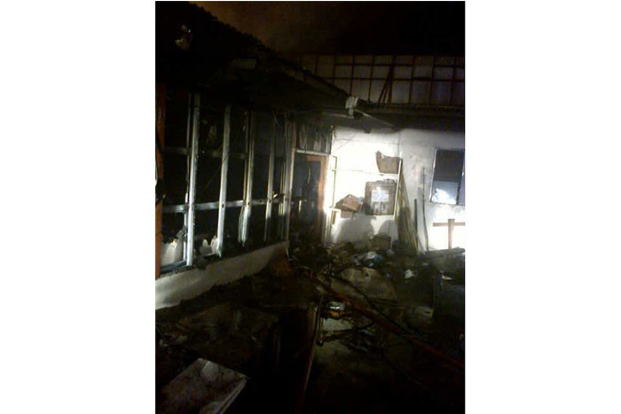 Bomberos controlan incendio en Hospital Cruz Azul de Masaya