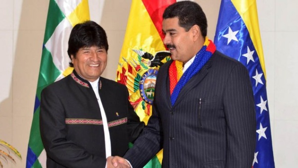 Nicolás Maduro felicita a Evo Morales por triunfo electoral en Bolivia