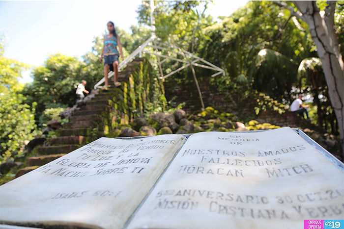 A 16 años, población de Posoltega recuerda a víctimas del deslave del Volcán Casita