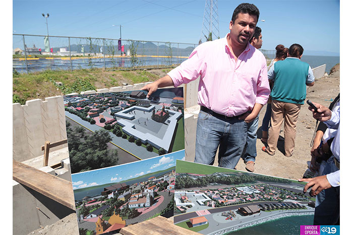 Avanza construcción de tercera etapa del Paseo Xolotlán