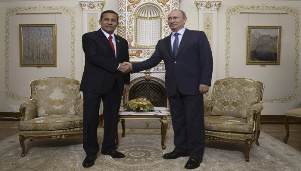 Humala y Putin afianzan cooperación bilateral