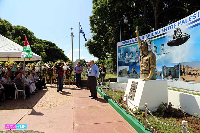 Conmemoran en Nicaragua al líder palestino Yasser Arafat