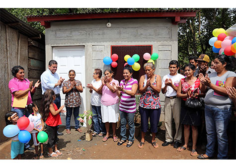 Familias inauguran mejoramientos de emergencia en Río San Juan