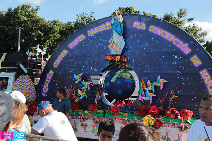 Celebran tercer día del novenario a la Purísima Concepción de María