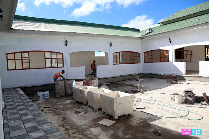 Gobierno rehabilita antiguo hospital Santiago de Jinotepe