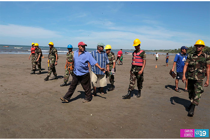 San Rafael del Sur pone a prueba su rápida capacidad de respuesta ante terremotos y tsunamis