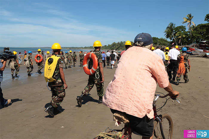 San Rafael del Sur pone a prueba su rápida capacidad de respuesta ante terremotos y tsunamis