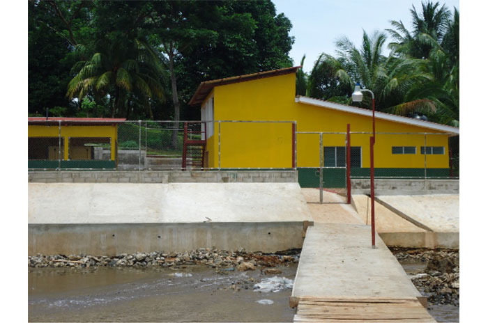 INPESCA apoya construcción de Centro de Acopio en Monkey Point