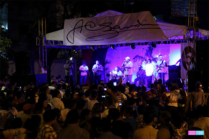 Juventud Sandinista le canta al General Augusto C. Sandino