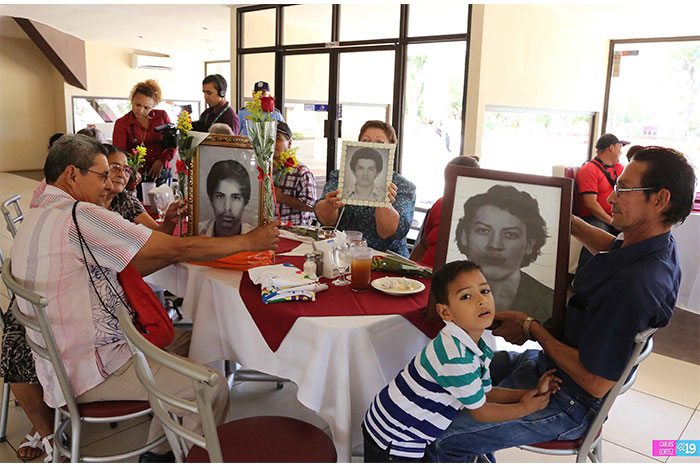 Juventud Sandinista comparte con Madres de Héroes y Mártires de San José de las Mulas
