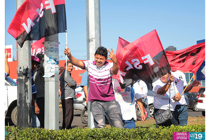 Mujeres nicaragüenses celebran su Día en distintos puntos de Managua