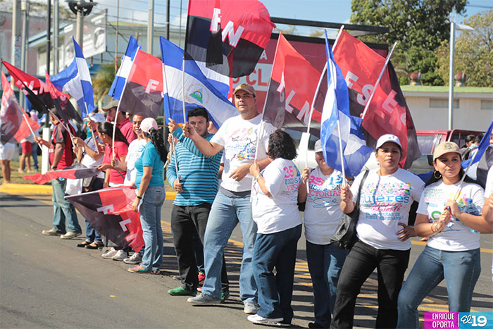 Mujeres nicaragüenses celebran su Día en distintos puntos de Managua