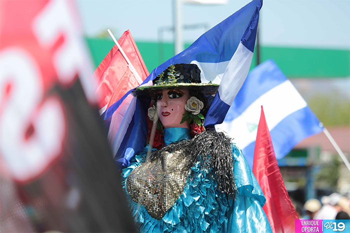 Mujeres nicaragüenses celebran su Día en distintos puntos de Managua