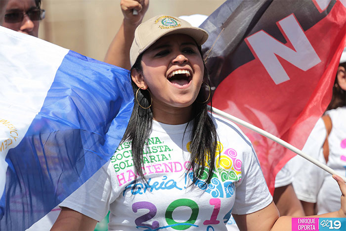 Mujeres nicaragüenses celebran su Día en distintos puntos de Managua