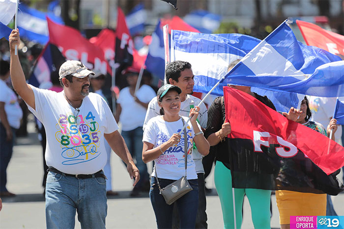 Mujeres nicaragüenses celebran su Día en distintos puntos de Managua