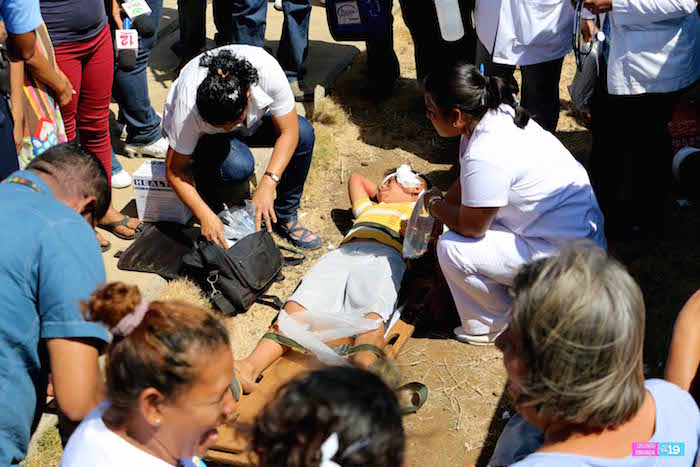 Pobladores del Jorge Dimitrov participan activamente en Simulacro de Terremoto