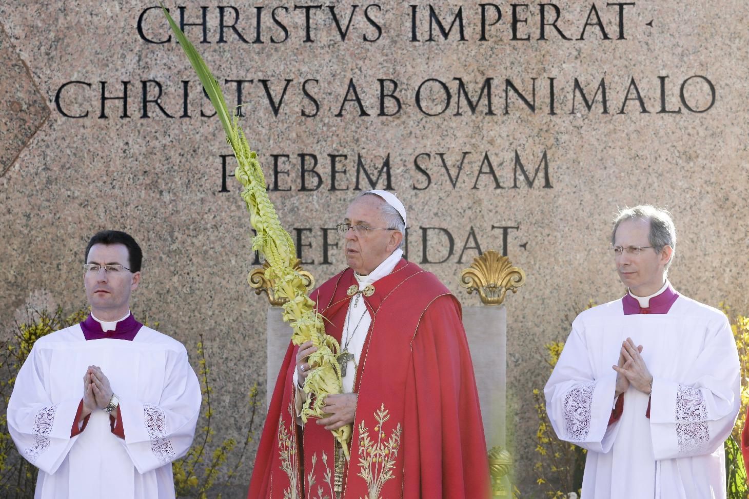 Papa Francisco celebra el Domingo de Ramos