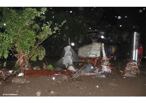 Fuertes precipitaciones afectan a familias de Ciudad Sandino y Tipitapa