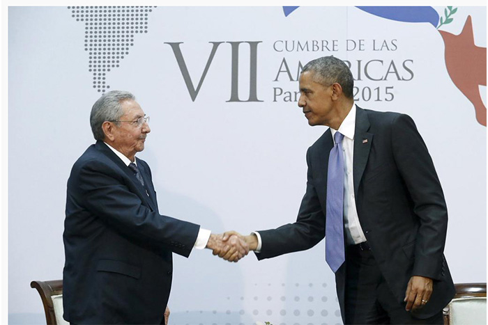 Presidentes de Cuba y EEUU se reúnen en Panamá (FOTOS, VIDEO)