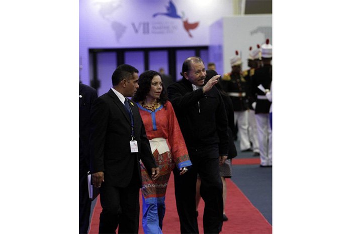 Presidente Daniel en Foto Oficial de VII Cumbre de las Américas