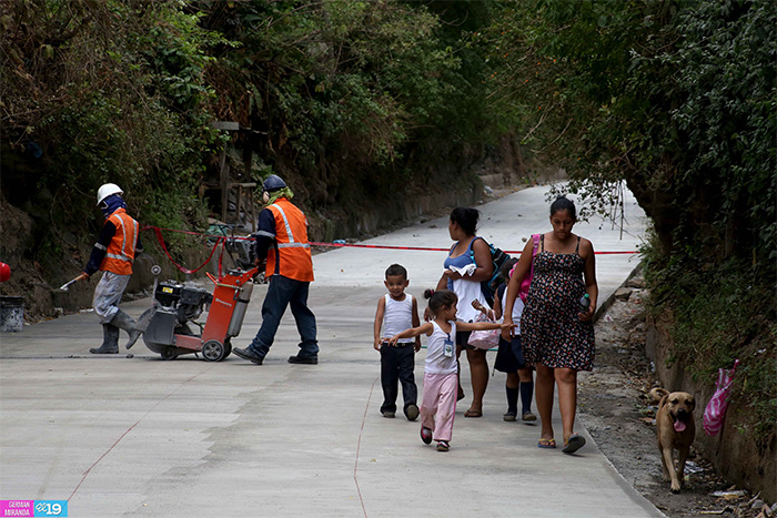 ALMA rehabilita y construye 665 cuadras de Calles para el Pueblo en Managua