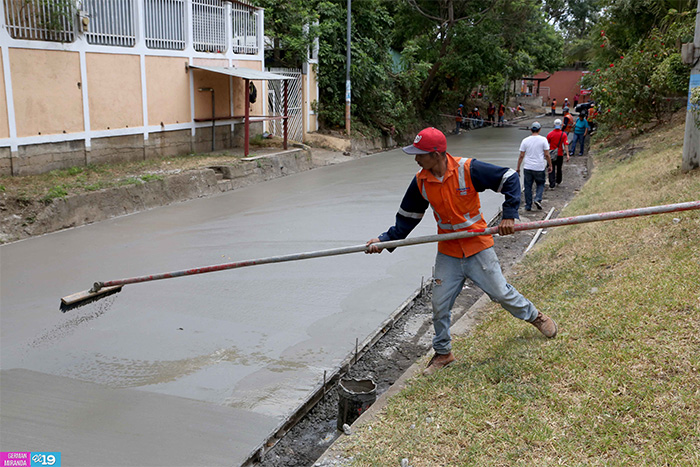 ALMA rehabilita y construye 665 cuadras de Calles para el Pueblo en Managua