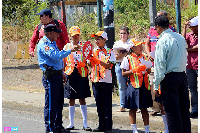 Policía y BRET intensifican campaña de prevención de accidentes en Masaya