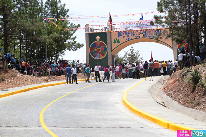 San José de Cusmapa ya tiene su carretera adoquinada