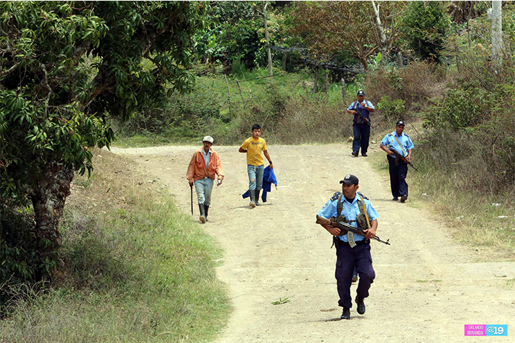 Policía Nacional con mucha más presencia y vigilancia en zonas productivas de Jinotega