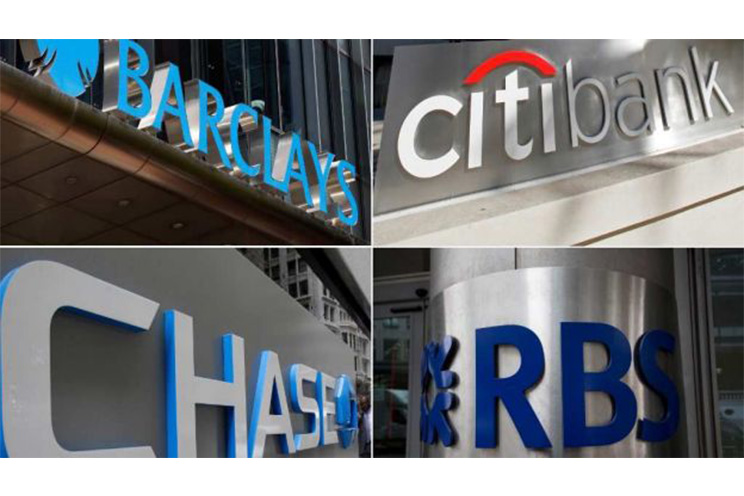 Bancos, sancionados con 5,600 mdd de multa por manipular mercados