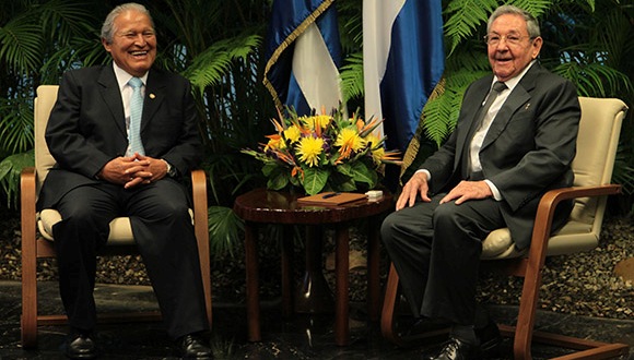 Concluye visita a Cuba presidente de El Salvador	
